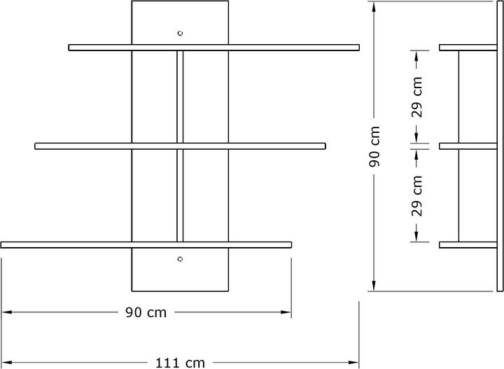 Actual product image Kalune Design Gia (111 x 20 x 90 cm)