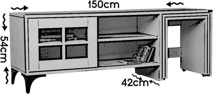 Produktbild Hanah Home Landon (54 x 42 x 42 cm)