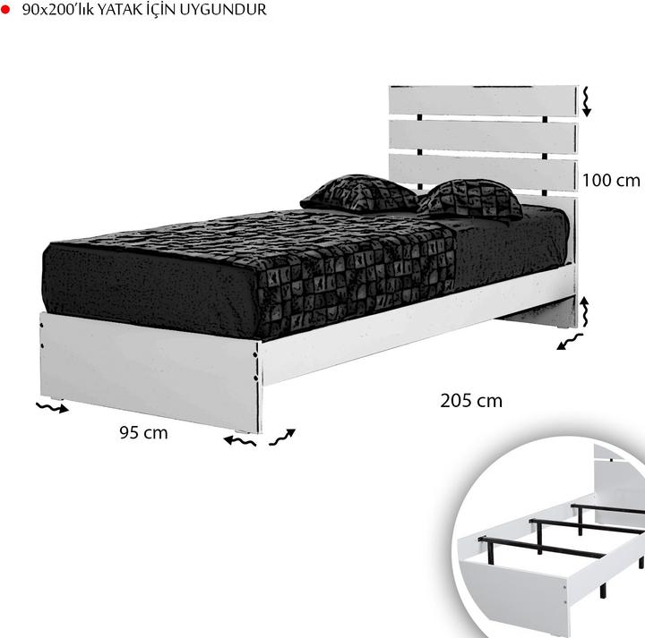 Produktbild Hanah Home Steffi (90 x 200 cm)