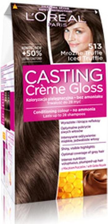 Actual product image L'Oréal Paris Cream Gloss Coloring cream no. 513 Frosty Truffle (513 Frosty Truffle)