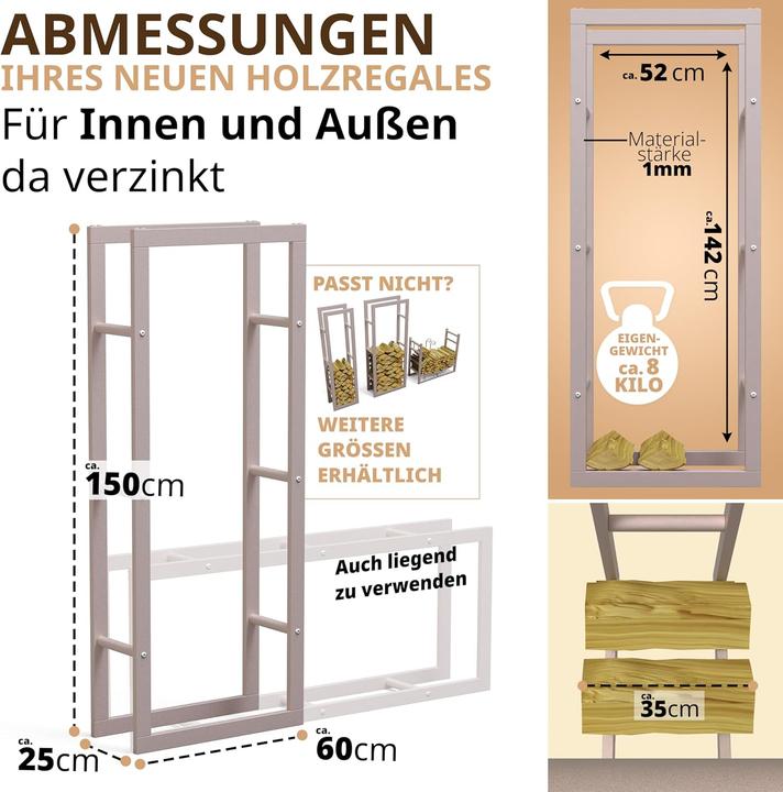 Image du produit Lifestyle Kaminholzregal