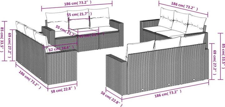 Produktbild vidaXL Kolton