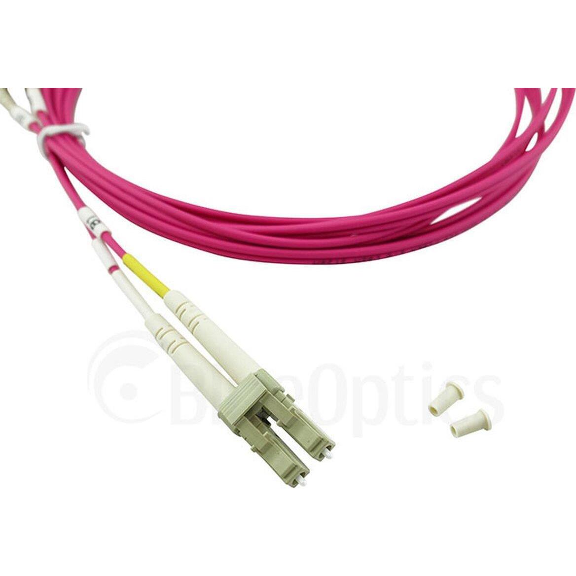 BlueOptics EMC CBL-LC-OM4-1M kompatibles LC-LC OM4 Patchkabel 1 Meter (U/UTP, CAT7, 1 m), Netzwerkkabel