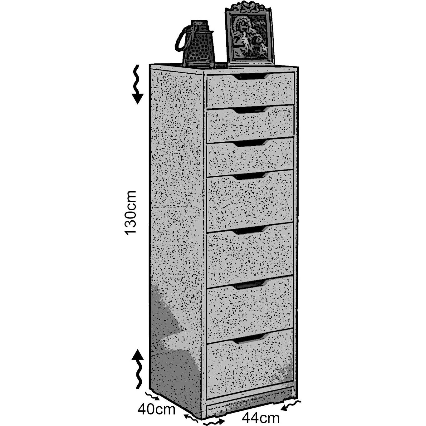 Thumbnail - Hanah Home, Kommode + Sideboard, Allen (44 x 130 x 40 cm)