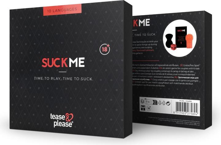 Image du produit tease & please Suck Me | Temps De Jouer, Temps De Sucer (Divers, Allemand, Anglais)