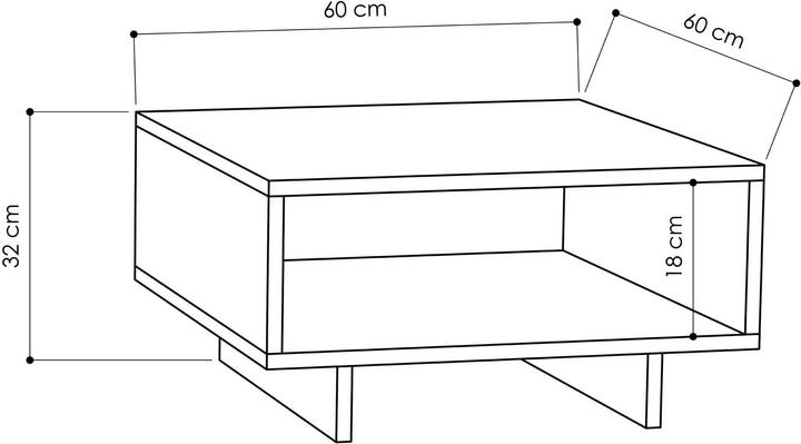 Image du produit Skye Decor Koen (60 x 32 x 60 cm)