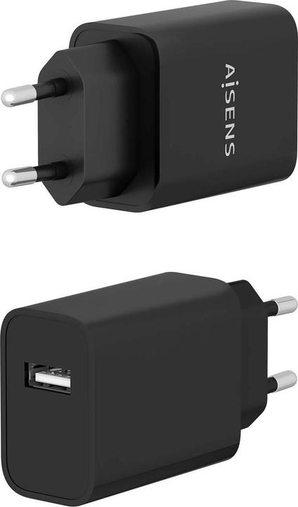 Actual product image Aisens Cargador USB 10w Alta Eficiencia 5v/2a Negro (10.50 W)