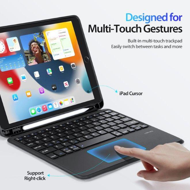 Image du produit Dux Ducis Étui pour clavier de la série DK (ING. Int., iPad 7, iPad 8, IPad 9)