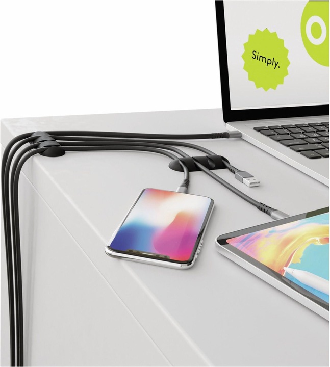Immagine prodotto Goobay Set di 2 slot 4 per la gestione dei cavi