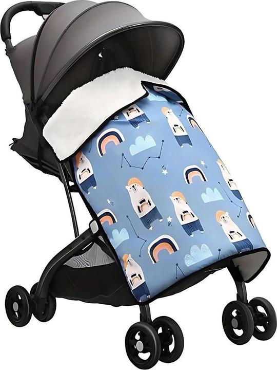 Image du produit Milkii Couverture de poussette, ours polaire