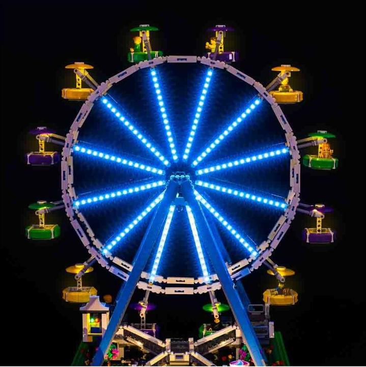 Produktbild Light my bricks LED Licht Set 2.0 für LEGO® 10247 Riesenrad