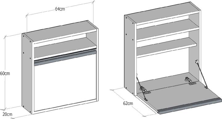 Actual product image Hanah Home Lucas (64 x 60 x 20 cm)