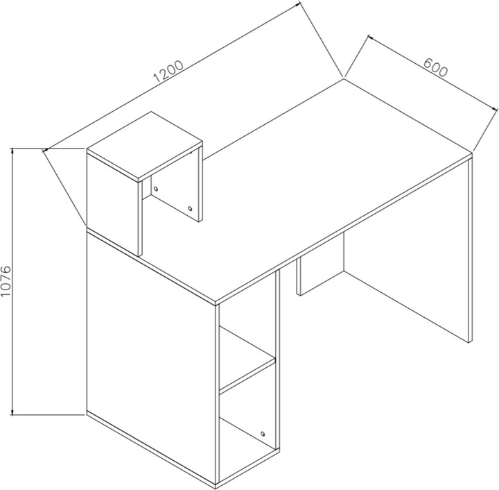 Actual product image Hanah Home Caiden (120 x 107.5 x 60 cm)