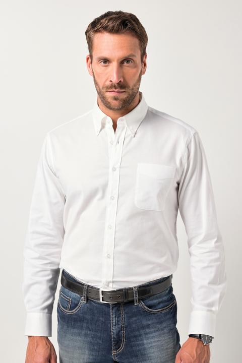 Produktbild JP1880 Oxfordhemd FLEXNAMIC®, Langarm, Buttondown-Kragen, Modern Fit (XL)
