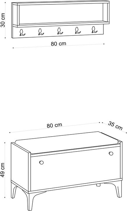 Image du produit Kalune Design Ronan (15 x 18 x 49 cm)