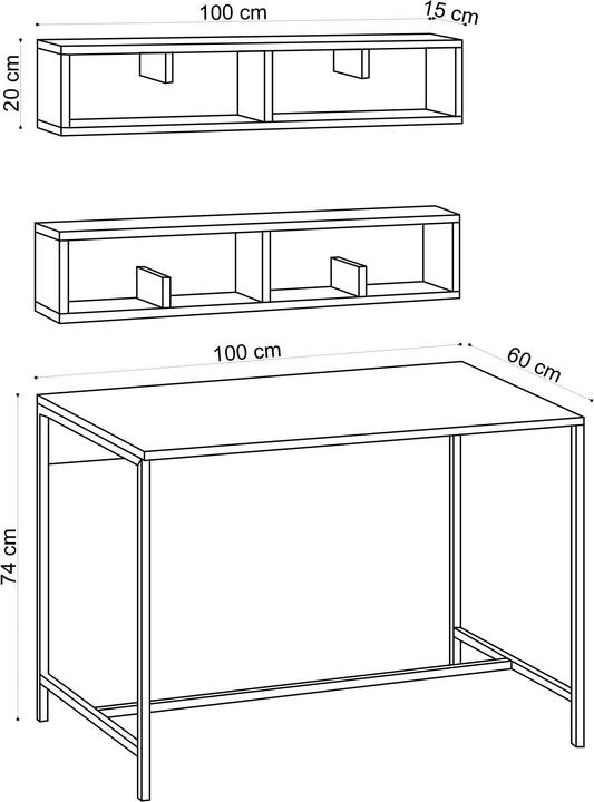 Produktbild Kalune Design Svenja (100 x 60 x 74 cm)