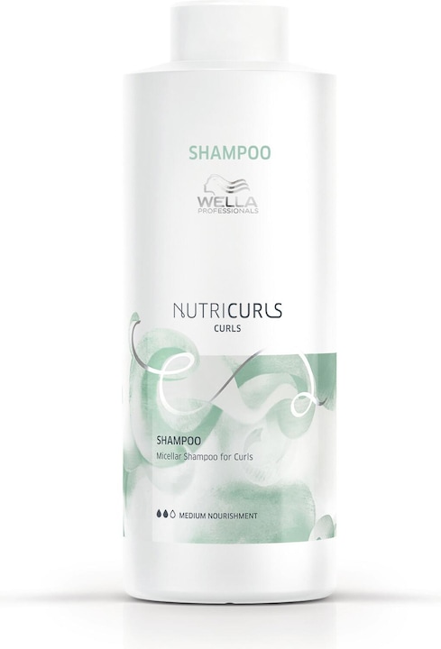 Image du produit Wella NutriCurls Mizellen-Shampoo für Locken (1000 ml, Shampoing liquide)