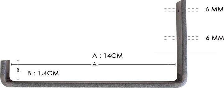 Immagine prodotto Hanah Home Walter (60 x 14 x 16 cm)
