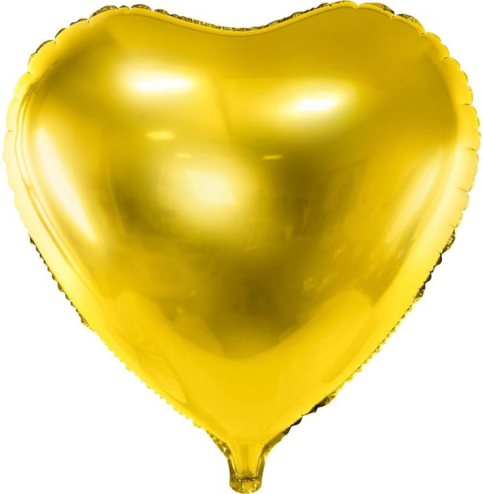Image du produit Partydeco Ballon coeur or 61cm (1 x)