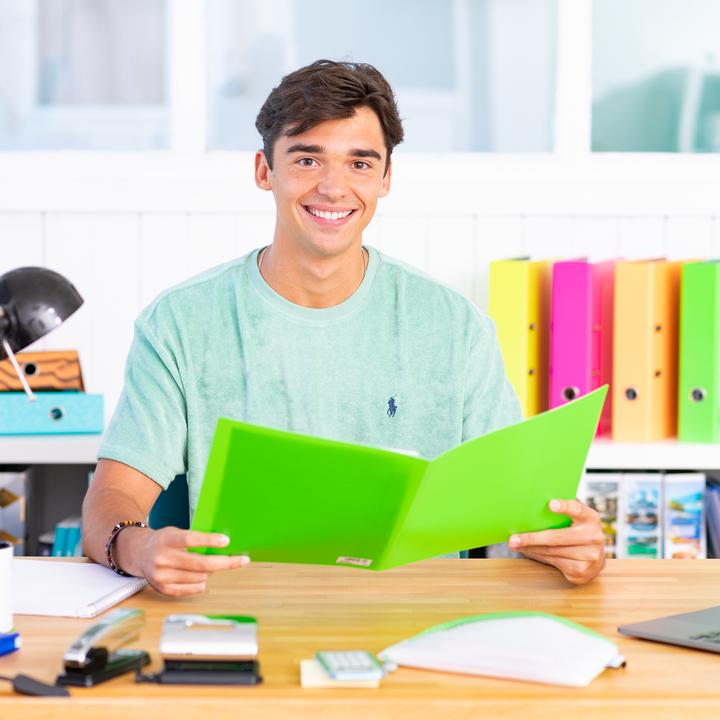 Produktbild HERMA Schnellhefter A4 Neon Transluzent (A4, 1x)