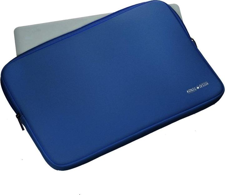 Produktbild König Design Universal Notebooktasche 14 15,6 Zoll Tasche Hülle Laptop Notebook Case Blau (15.60")