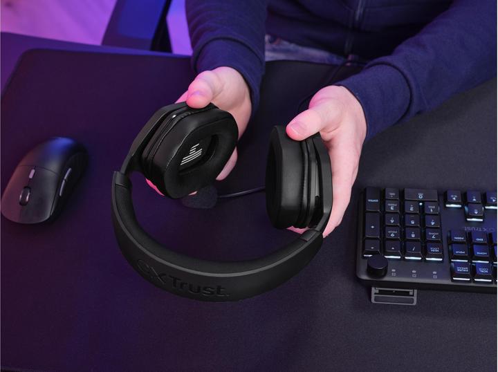 Actual product image Trust Gxt492 Carus Headset Blk (Cable)