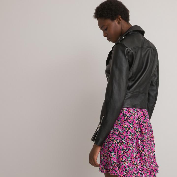 Actual product image La Redoute Collections Leather jacket Gaston (46)