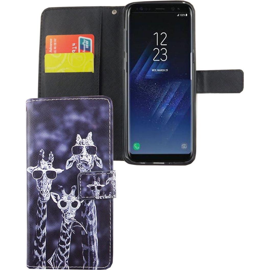 Thumbnail - König Design Hülle Handy Schutz für Samsung Galaxy S8 Plus Case Cover Tasche Wallet Etui Neu (Samsung Galaxy S8+), Smart...