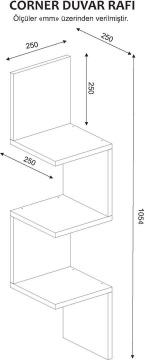 Produktbild Kalune Design Raegan (25 x 25 x 105.40 cm)