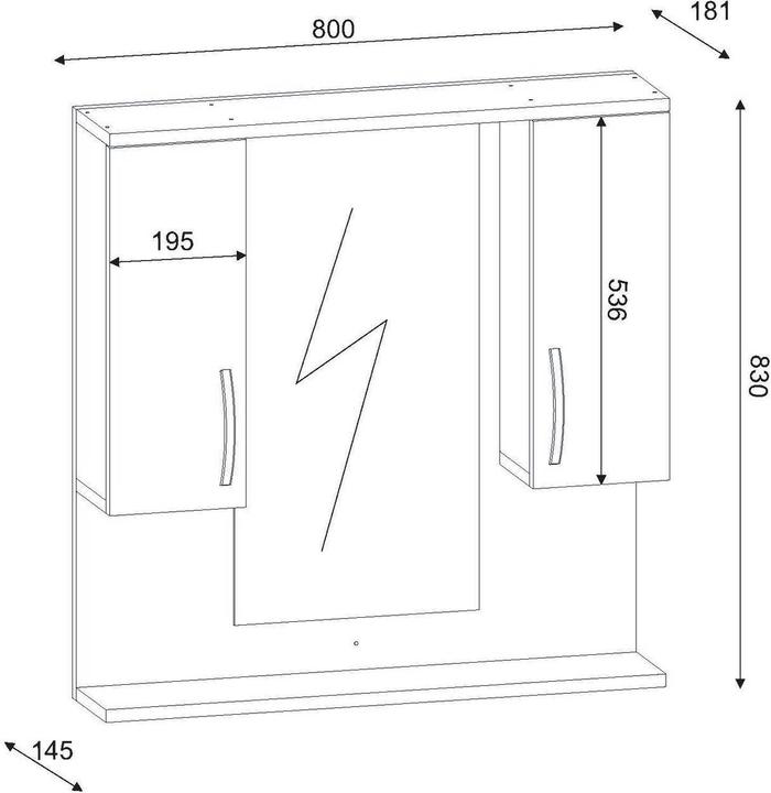 Immagine prodotto Kalune Design Rohan (80 x 18.10 x 83 cm)