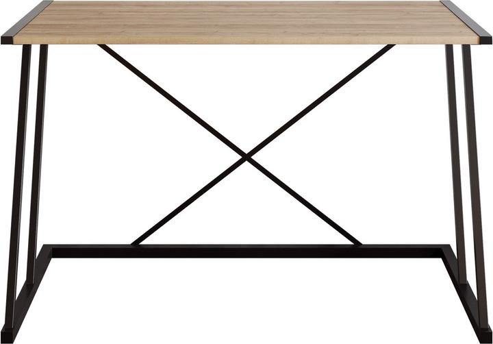 Walnut and black