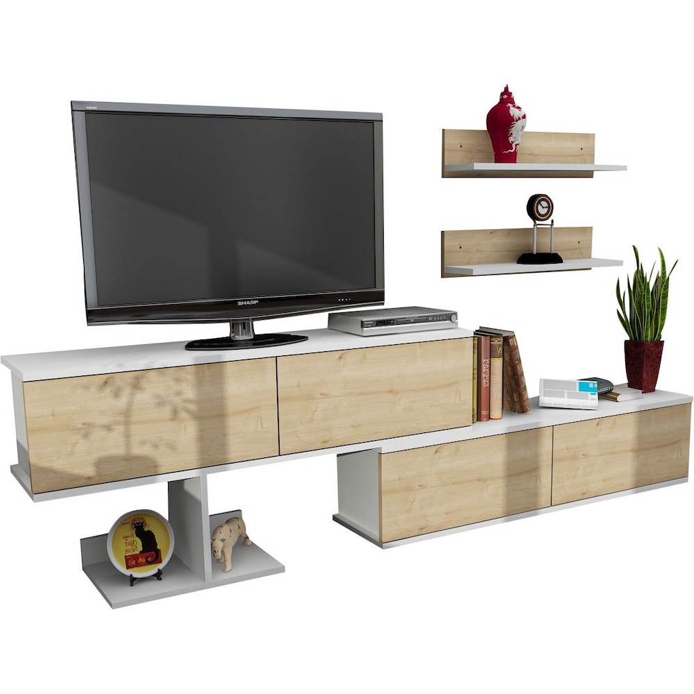 Kalune Design, TV Möbel, William (60 x 14.5 x 14.5 cm)