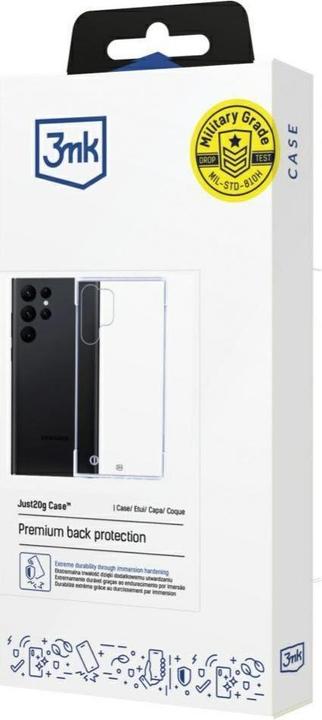 Actual product image 3MK Case Just20g Clear Case do Samsung Galaxy S23 Ultra (Samsung Galaxy S23 Ultra)