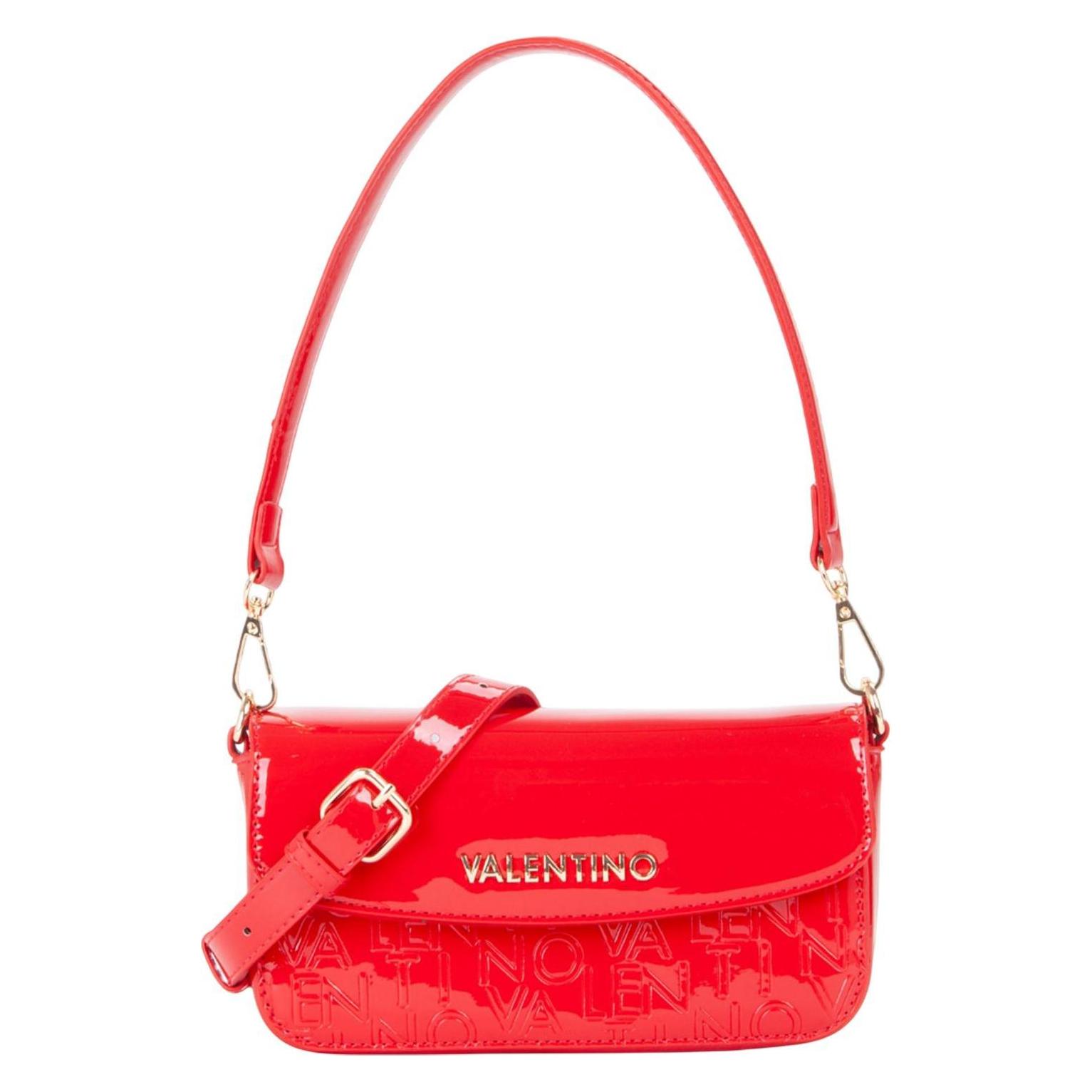 Valentino, Damen, Handtasche, Damentasche Geranium Flap Bag Rot, Rot