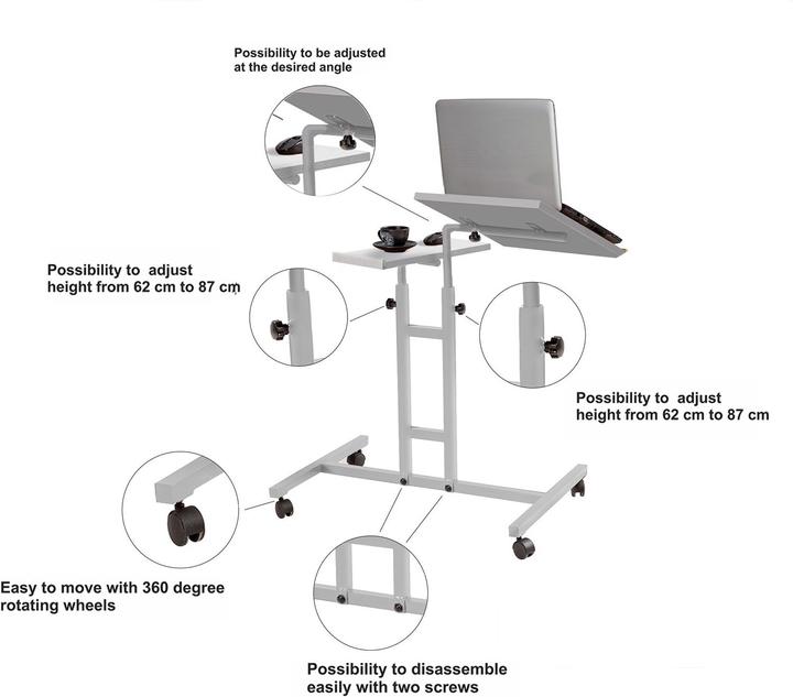 Image du produit Hanah Home Damian (67 x 87 x 45.5 cm)