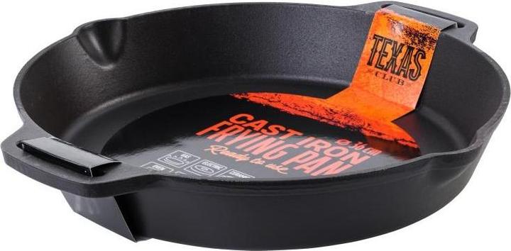 Productafbeelding Texas Club Gietijzeren koekenpan met korte handgrepen (36 cm, Steelpan, Gietijzer)