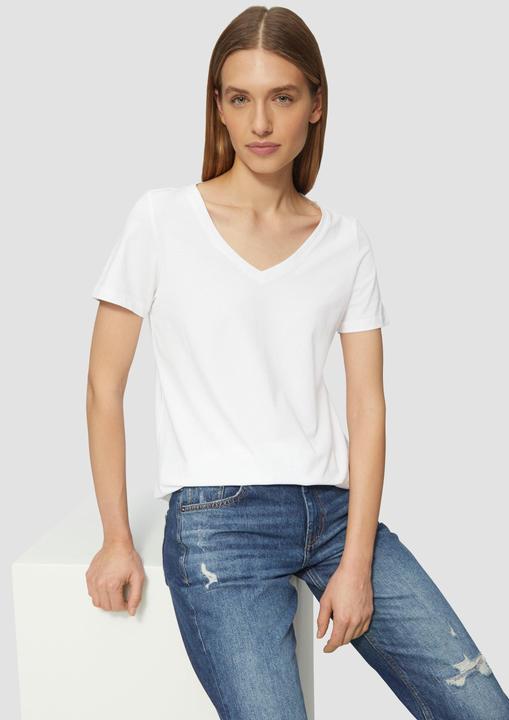 Produktbild S.Oliver T-Shirt T-Shirt mit V-Ausschnitt (34)