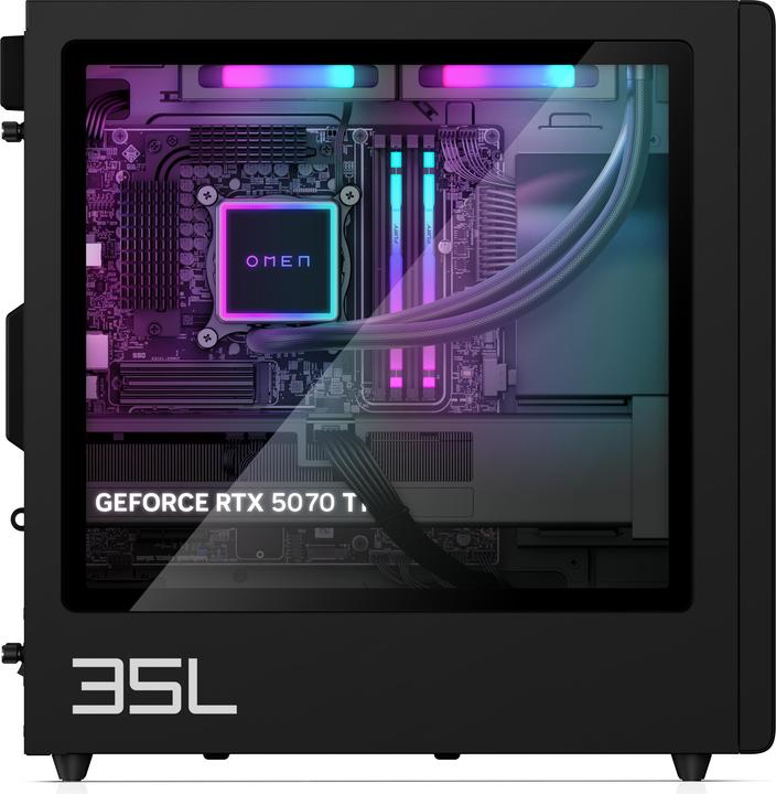Actual product image HP OMEN 35L GT16-1072ng AMD Ryzen™ 7 9800X3D Gaming PC (1000 GB, 32 GB)