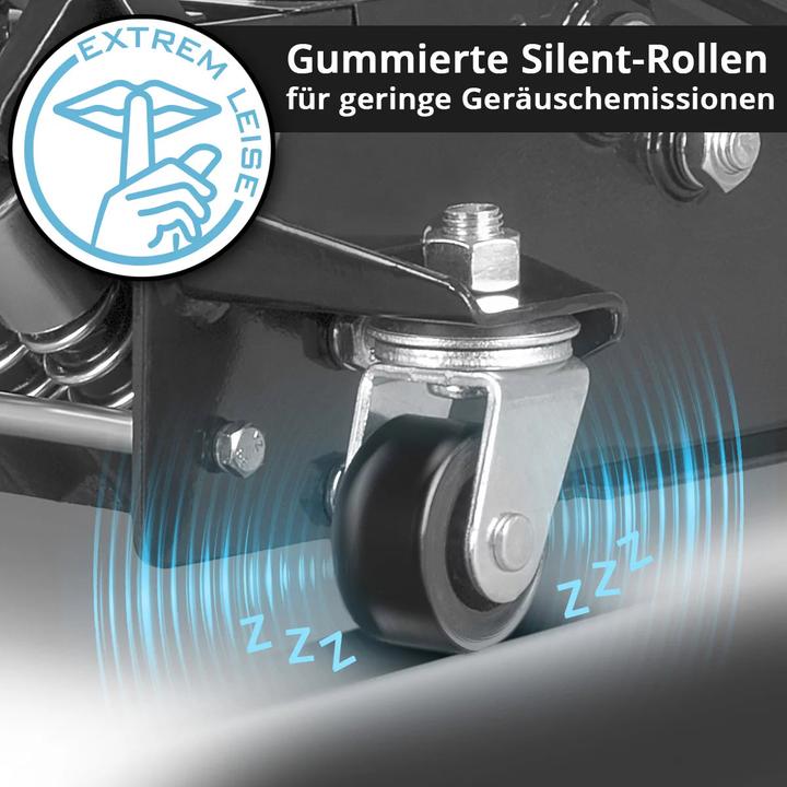 Actual product image Stahlwerk Wagenheber WHB-73 ST mit 3 t Tragkraft Gummirollen 73-500mm Hubbereich