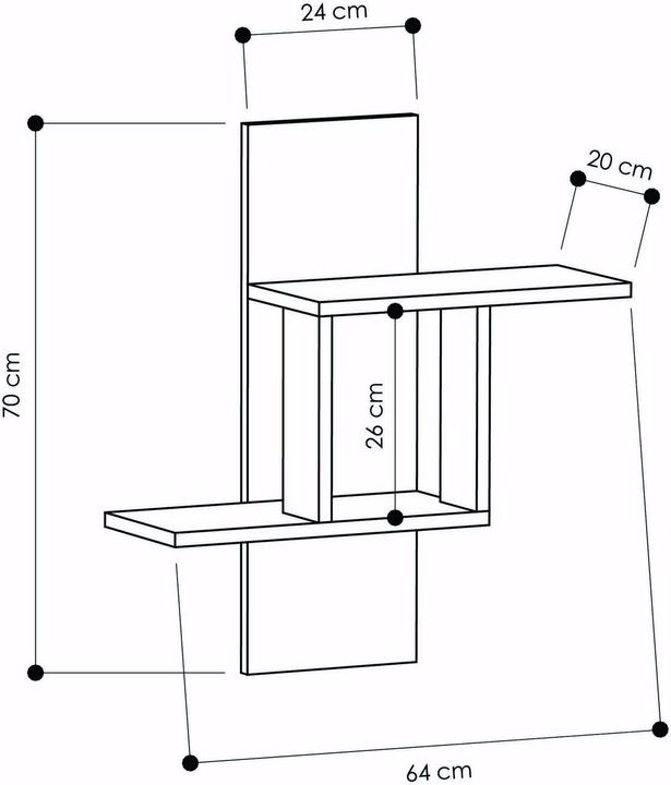 Produktbild Skye Decor Ben (64 x 70 x 20 cm)