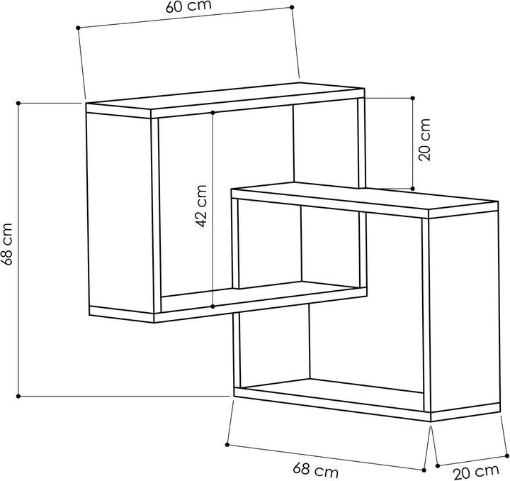 Produktbild Skye Decor Marlee (68 x 68 x 60 cm)