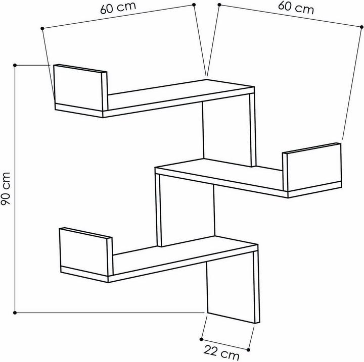 Image du produit Skye Decor Quincy (60 x 90 x 60 cm)