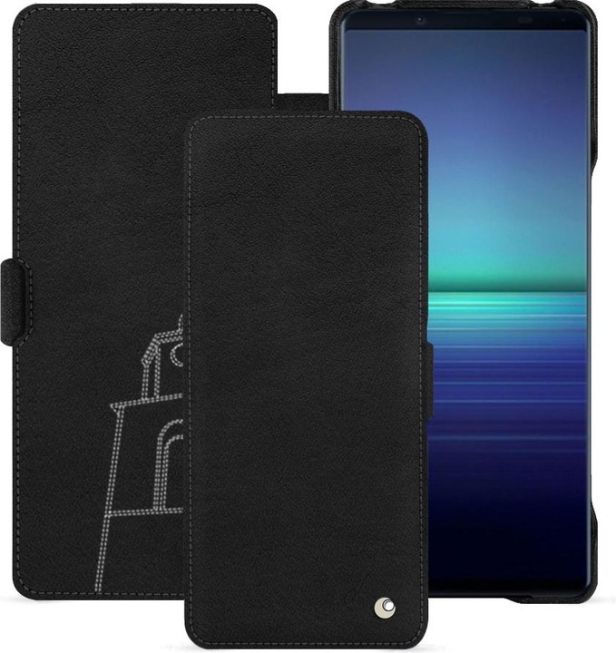 Actual product image Noreve Horizontal leather flap shell (Sony Xperia 1 V)