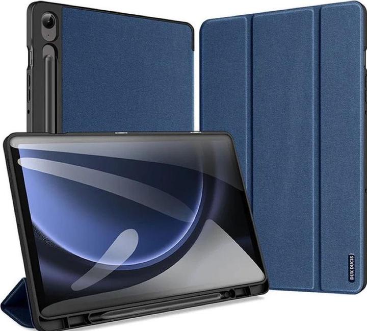 Image du produit Samsung Galaxy Tab S10 FE Plus - Ducis Domo Series, aufstellbares Flip-Etui, Blau (Samsung Galaxy Tab S10 FE+)