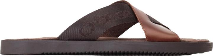 Actual product image Base London Mens Webb Leather Sliders (40)