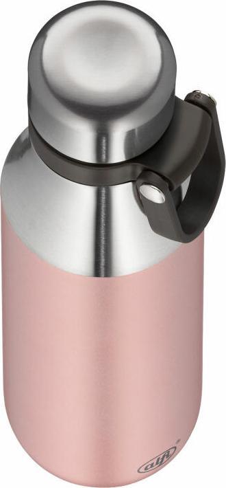 Actual product image Alfi Thermos bottle City Bottle Loop pink 700ml, stainless steel drinking bottle leak-proof even with (0.70 l)