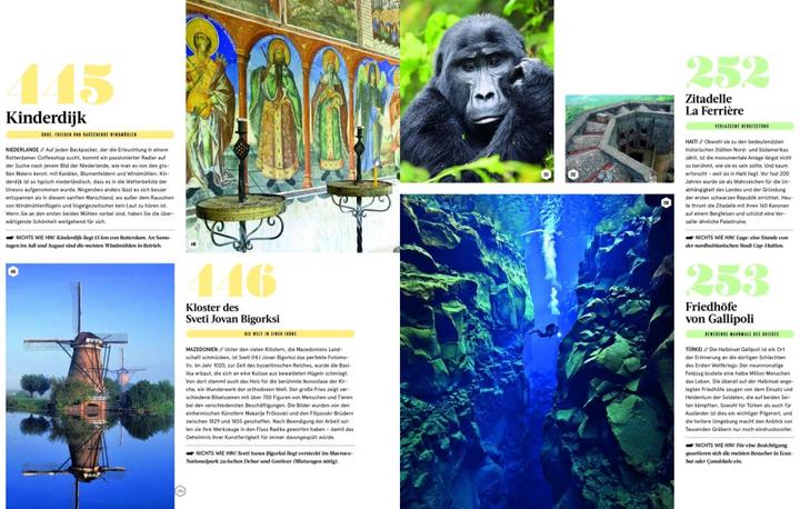 Actual product image Ultimative Reiseziele (German, The Lonely Planet, 2020)