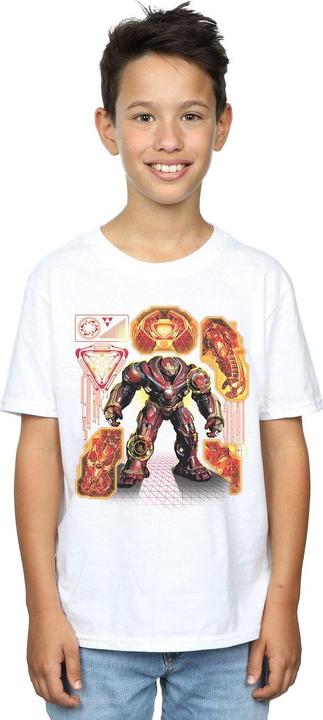 Immagine prodotto Avengers Infinity War Hulkbuster Blueprint Maglietta Ragazzi (140, 146)