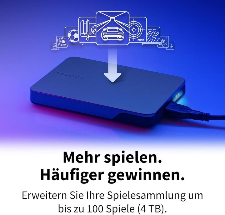 Actual product image Toshiba Canvio Gaming (4 TB)