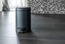 Image du produit Wenko Poubelle à pédale Leman navy 3 ltr. (3 l)